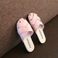 thumbnail image 5 of Kmdttou Toddler Shoes Baby Girls Cute Weave Hollow Out Non-slip Soft Sole Beach Roman Sandals Slippers on Clearance(Size:26-36), 5 of 7