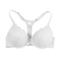 thumbnail image 3 of WGRFFH Lace Push Up Bra for Women Underwire Full Coverage Supportive Bra,Padded Cups With Wide Adjustable Straps,Side Support Back Smoothing And Comfortable Lift For Everyday Wear White L, 3 of 3