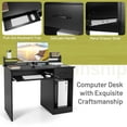 thumbnail image 6 of Costway 22" Wide Computer Desk Writing Study Laptop Table w/ Drawer & Keyboard Tray Black, 6 of 11
