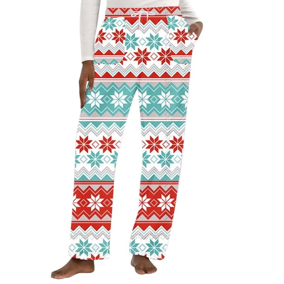 Bosfbaoi Womens Pajama Pants, Christmas Pajama Pants for Women, Casual Fleece Sleepwear, Women's Pajama Bottoms for Bedroom
