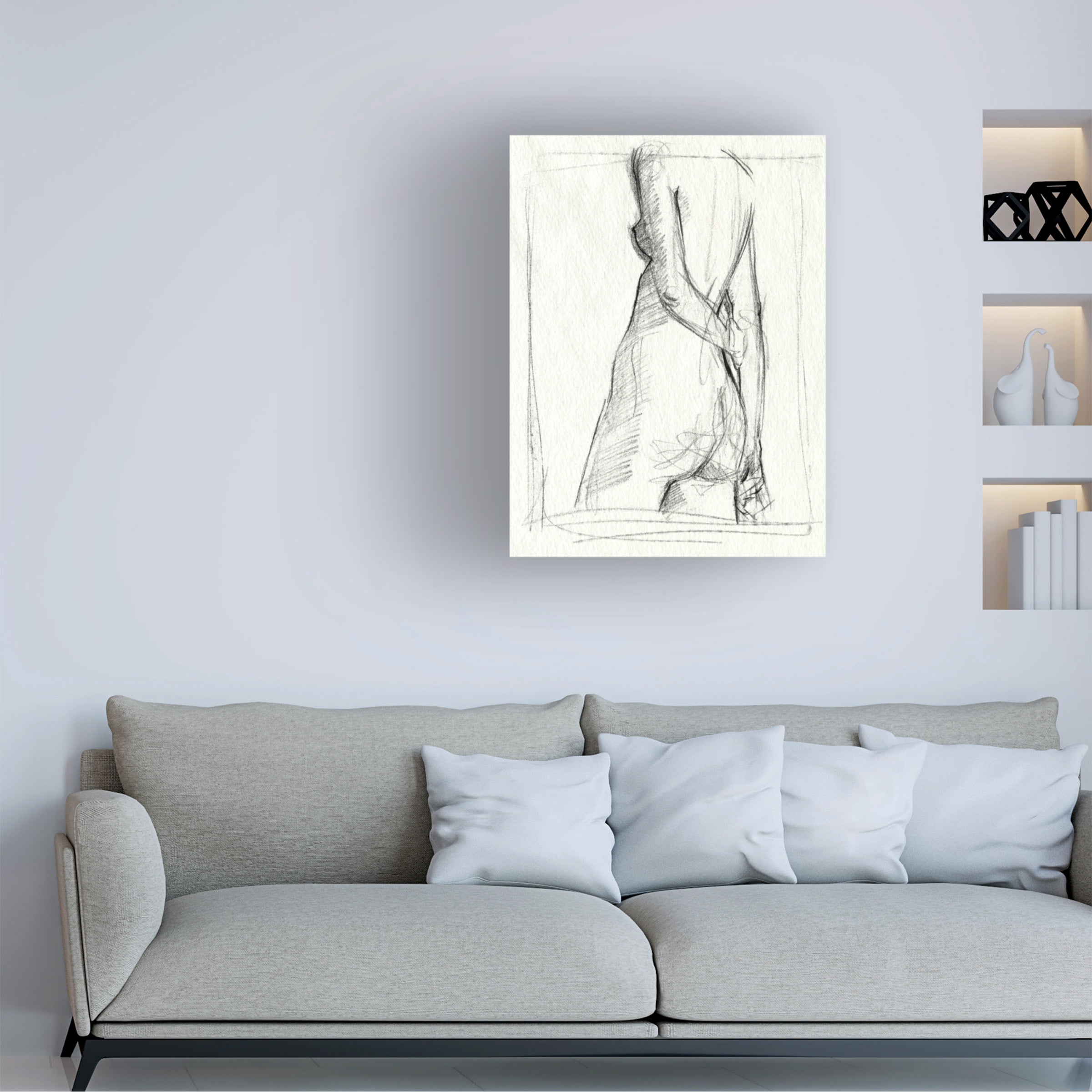 Jennifer Paxton Parker 'Demure II' Canvas Art