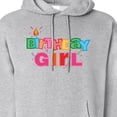 thumbnail image 3 of Inktastic Birthday Girl Letters Adult Hoodie Sweatshirt, 3 of 4