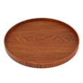thumbnail image 1 of Bandeja de madera Zhenshenaoxiaoao para servir 11,8 pulgadas marrón oscuro, 1 of 10