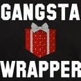 thumbnail image 3 of CafePress - Gangsta Wrapper Dark T Shirt - Men's Classic Graphic Cotton T-Shirt, 3 of 4