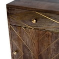 thumbnail image 6 of Butler Specialty Alda Wood And Brass Metal Inlay Chairside Chest In Brown, 6 of 9