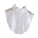 thumbnail image 2 of Cuello falso de encaje para mujer, regalo decorativo, media camisa para vestidos, ropa informal Blanco, 2 of 9
