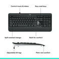 thumbnail image 6 of Logitech MK540 Advanced Wireless Keyboard and Mouse Combo, 6 of 9