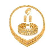 Ethlyn Dubai Jewelry Sets Women Girls African Arab Accessories Wedding Gifts