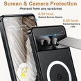 thumbnail image 3 of Compatible Google Pixel 7 Pro Case with Magnetic Adsorption & Safety Lock,Luxury Translucent Clear PC with Metal Black Cover Google Pixel Pro 7 Protective Phone Case for Google Pixel 7 Pro Case, 3 of 15
