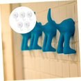thumbnail image 3 of 5pcs Hook up Clear Hangers Wall Mounted Hooks Heavy Duty Hooks Suction Utility Hooks Kitchen Storage Hooks Suction Hooks for Reusable Hangers Suction Cup Seamless Hook Hanging Hook, 3 of 5