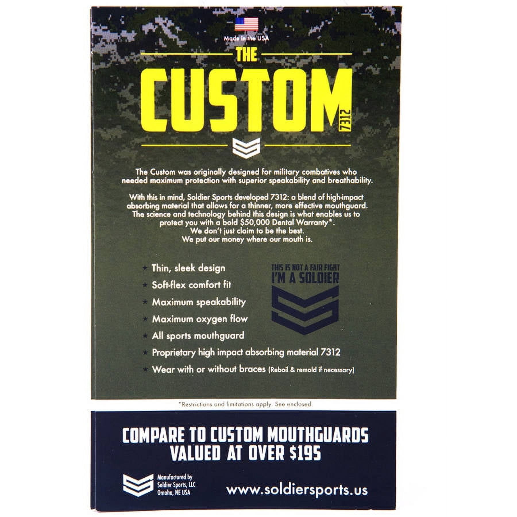 Soldier Sports Custom 7312 Sport Mouth Guard, Beast