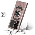 thumbnail image 2 of For Samsung Galaxy S23 Plus Hybrid Dual Layer with Rotate Magnetic Ring Stand Kickstand, Rugged Shockproof Protective Cover ,Xpm Phone Case [ Rose Gold ], 2 of 7