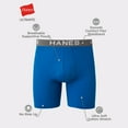 thumbnail image 3 of Hanes Men 4 Pack Boxer Briefs Comfort Flex Fit Ultra Soft Cotton/Modal Ultimate, 3 of 9