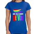 thumbnail image 2 of Be You Shirt LGBTQ Pride Rainbow Flag Gay Lesbian Pride Ally Women Tops, 2 of 8