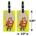 thumbnail image 4 of Looney Tunes Yosemite Sam Luggage ID Tags Suitcase Carry-On Cards - Set of 2, 4 of 6