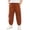 Brown, variant on Bxsruta Boys Cargo Pants Elastic Waist Joggers Casual Outdoor Active Trousers
