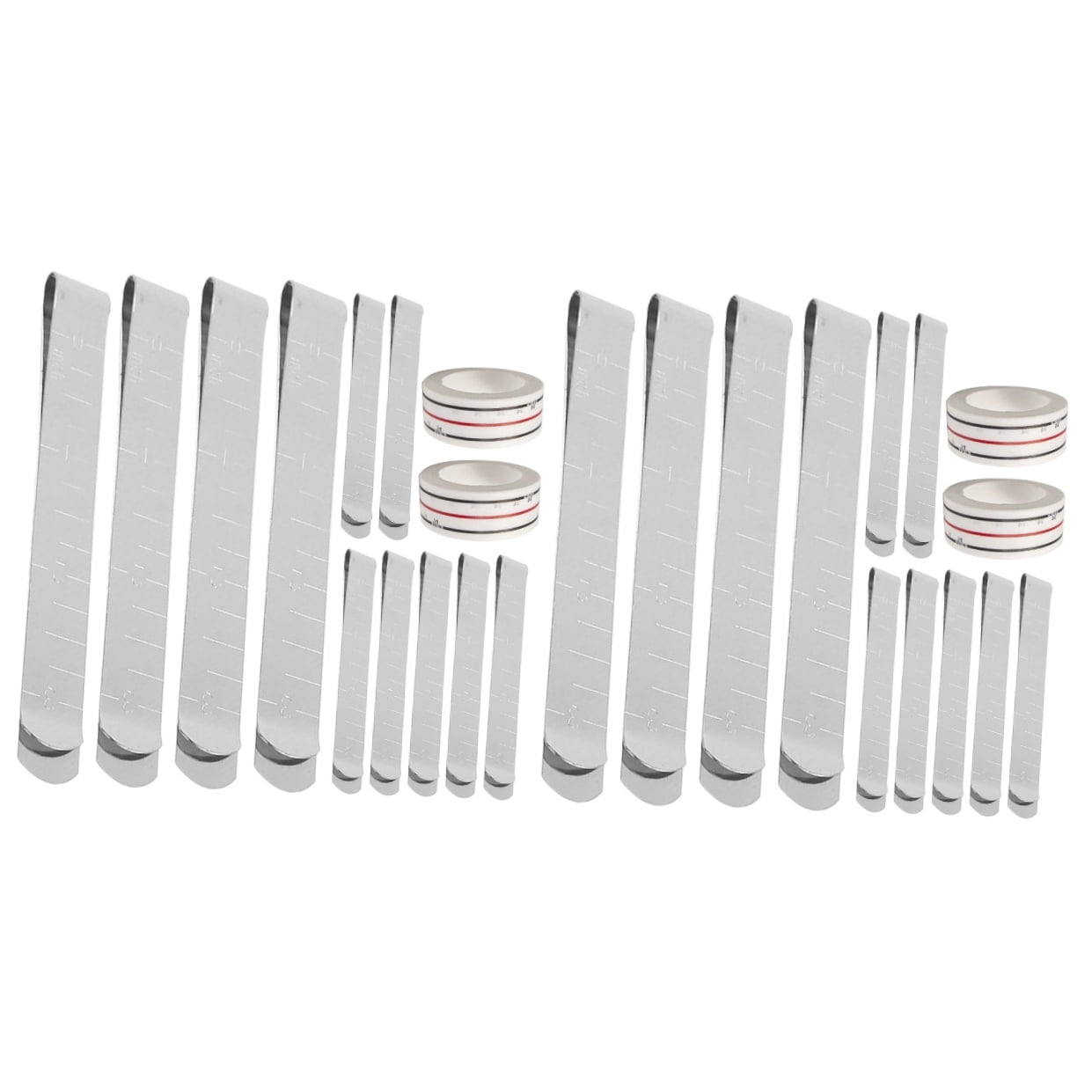 MLINS 2-Pack Knitting Clamps Hemming Clips Sewing and Quilting Clips for Handcraft Measuring and Fabric Holding