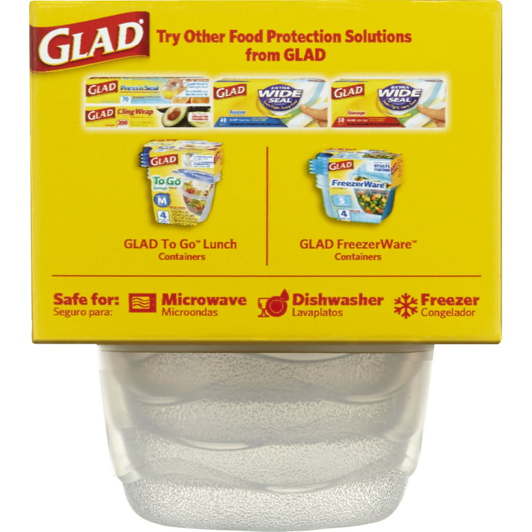 Glad Home Collection Containers, 25 Oz., 5/Pack (79067) - Yahoo