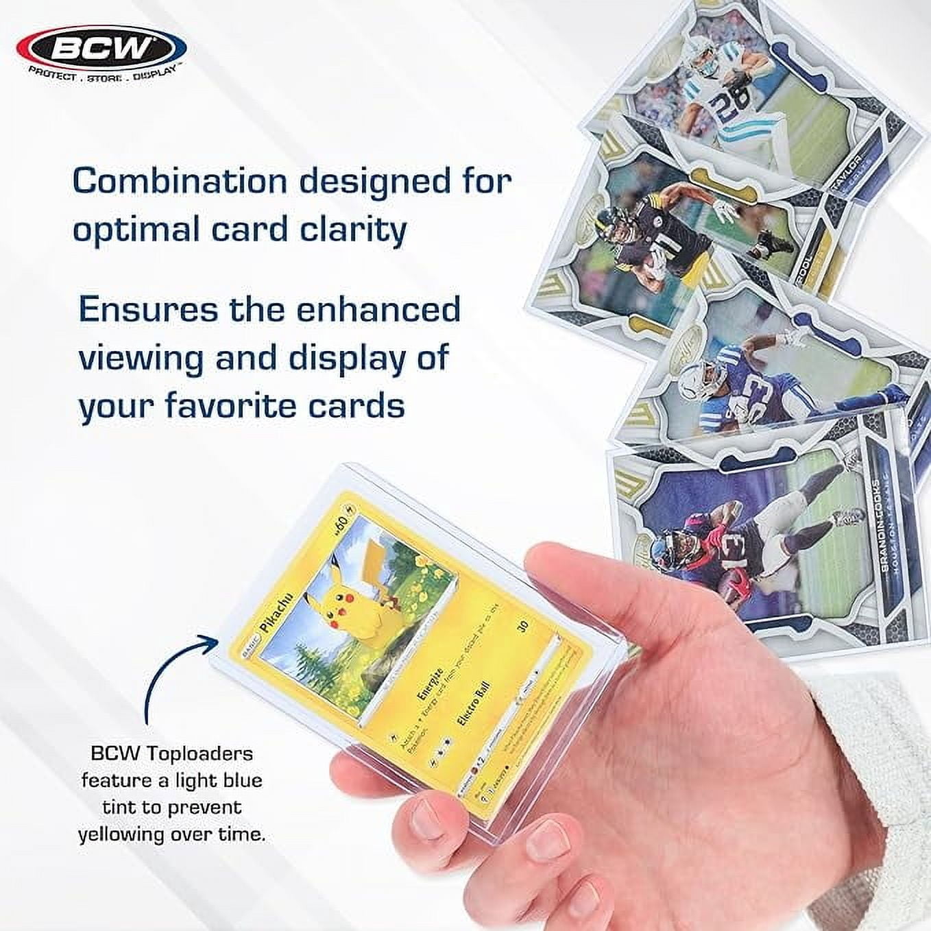 BCW Supplies Card Sleeve & Toploader Combo Pack (200) New