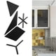 thumbnail image 4 of Pegatinas de Espejo de pared ANGGREK autoadhesivo Diseño Visual de Doble cara Reutilizable Para el hogar, 4 of 8