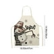 thumbnail image 3 of Seyotauo Christmas Aprons Christmas Kitchen Aprons with Adjustable Neck Strap Snowman, Elk, Santa Claus,Christmas Tree Christmas Cooking Aprons Funny Holiday Aprons for Women Men, 3 of 6