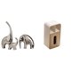 thumbnail image 1 of Caja De Pañuelos Con Forma De Elefante De Cerámica, Dispensador Multiusos De Esculturas De Animales Para El Hogar, La Oficina, El Estante Y El Control Remoto., 1 of 8