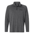 thumbnail image 4 of HUK H1200715 Men's Airweight Heather Quarter-Zip Pullover-Volcanic Ash Heather-2XL, 4 of 6