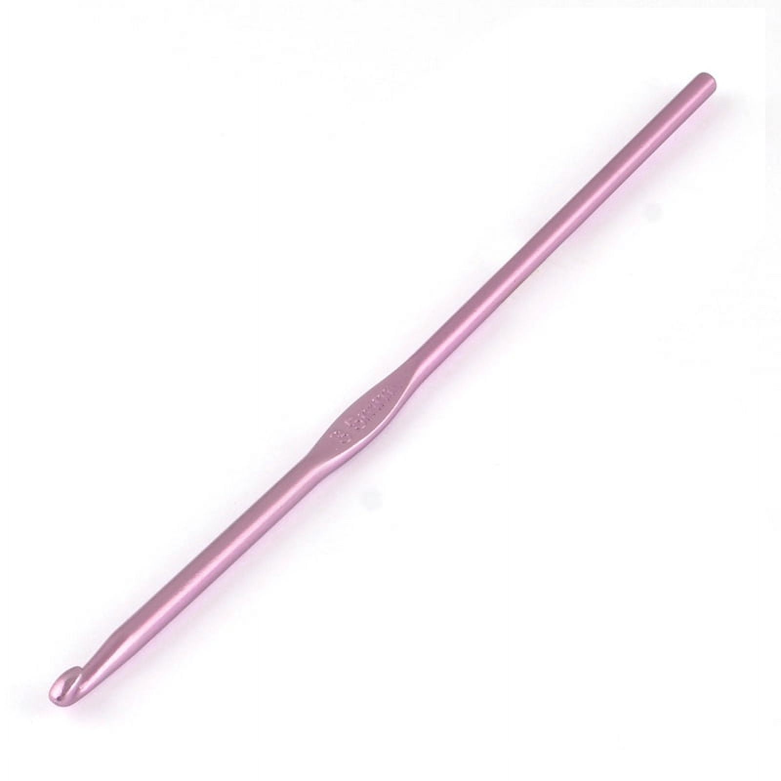 100pcs Random Single color Aluminum Crochet Hooks Single color per bag Pin: 3.5mm 148x3mm