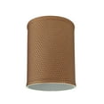 thumbnail image 2 of Aspen Creative 31115 Transitional Hardback Drum (Cylinder) Shaped Spider Construction Lamp Shade in Brown, 8" wide (8" x 8" x 11"), 2 of 4