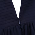 thumbnail image 6 of Alvivi Kids Girls A-Line Chiffon One Shoulder Flower Girl Dress Junior Bridesmaid Wedding Party Pageant Prom Dresses Dark Navy 16, 6 of 7
