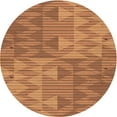 thumbnail image 1 of Ahgly Company Machine Washable Indoor Round Transitional Orange Area Rugs, 5' Round, 1 of 7
