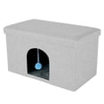 thumbnail image 4 of FurHaven Pet Products Large Pet House Ottoman for Dogs & Cats - Mist Gray, 4 of 10