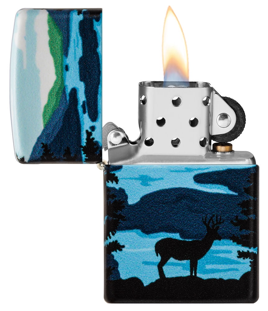 Zippo Deer Landscape 540 Color Design Pocket Lighter