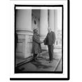 thumbnail image 2 of Historic Framed Print, I-See-O, Indian soldier & Rep. Elmer Thomas, 1/14/25, 17-7/8" x 21-7/8", 2 of 9