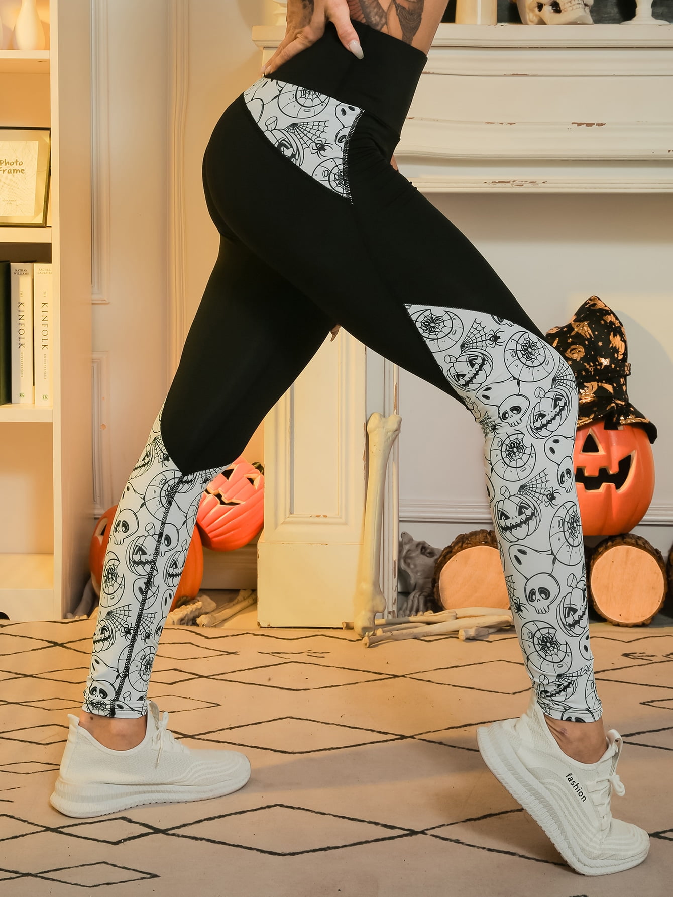 Women's Halloween Print Breathable 