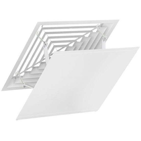 Beaupretty Central Air Conditioner Baffle Deflector, White, Sleek Design, Prevents Direct Blowing