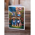 thumbnail image 2 of All American Yorkshire Terrier Greeting Cards Pack of 8 7 in x 5 in, 2 of 3