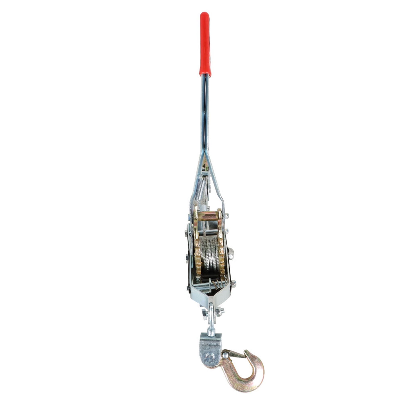Handdo 2 Ton Cable Puller Dual Gear Power Puller Ratchet Gear Pulley System 2T