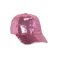 thumbnail image 3 of Shiny Sequin Baseball Cap - Pink, 3 of 4