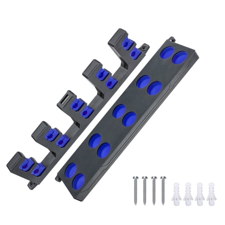 Wall Mounted with Foam Horizontal 10 Rods Storage Fishing Rod Stand Organizers