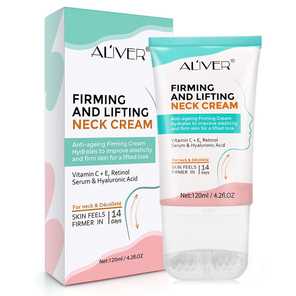 Firming & Lifting Neck Cream with Retinol and Collagen - Anti Aging Moisturizer for Wrinkles, Double Chin Reducer & Skin Tightening Cream 4.2 oz by SEFUDUN