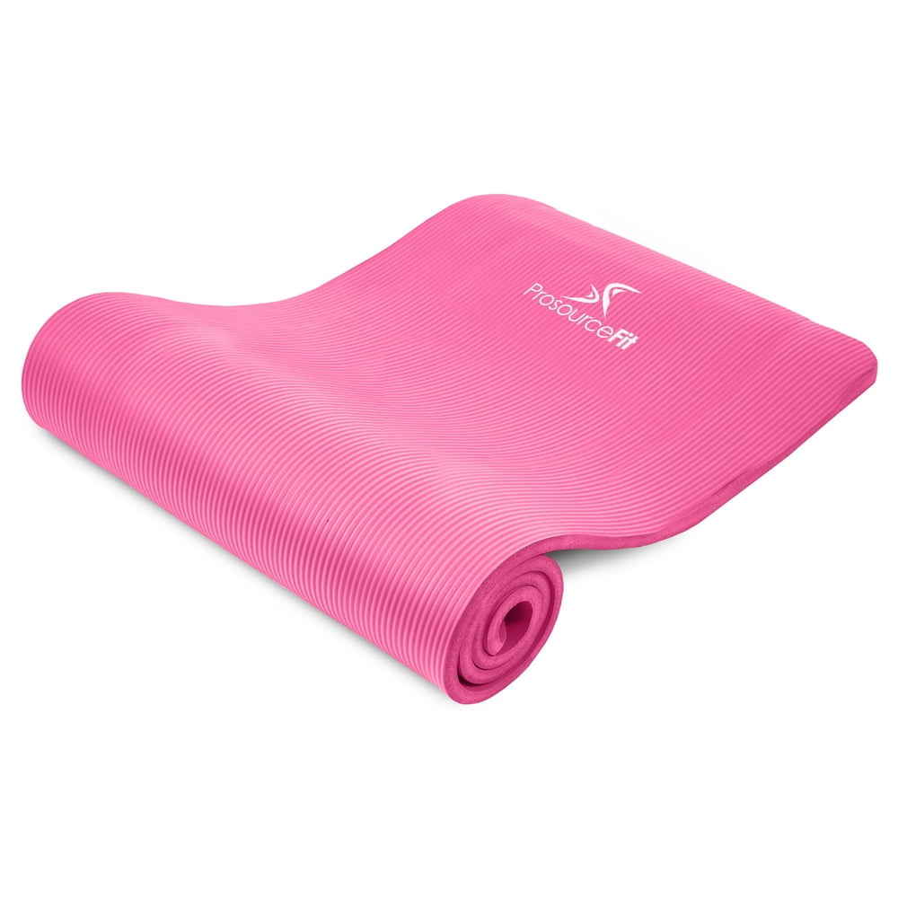 Extra Thick Yoga and Pilates Mat 1/2 in, Pink