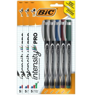 BIC Mark-It Permanent Color Markers, Ultra Fine Point, Assorted, 12 Markers  - Stuff2Color