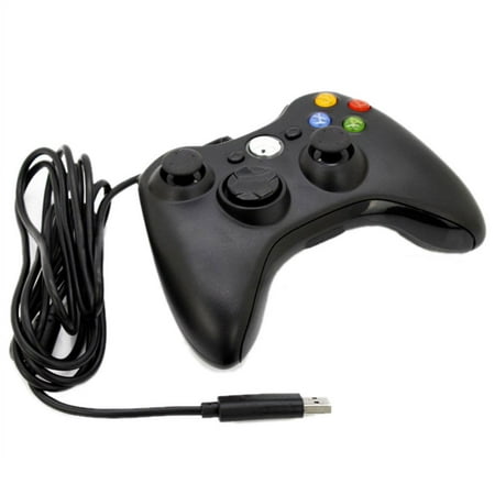 USB Wired Gamepad Controller Joystick Joypad for XBOX360 PC Black ...