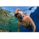 thumbnail image 4 of Ocean Reef - Máscara De Snorkel De Cara Completa De Liberación Rápida Aria Qr+ Con Snorkel - Vista Submarina De 180 Grados Y Sistema De Liberación Rápida (M/L Negro)., 4 of 5