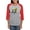 Heather/Red, variant on CafePress - G.I. Joe Storm Shadow And Women's Baseball T Shirt - Womens Baseball Tee