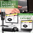 thumbnail image 5 of Cable Red Plano Categoria 6 Cat6 Rj45 Utp Ethernet 15 Metros negro, 5 of 5