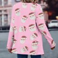 thumbnail image 6 of Antqov Womens Cardigan, Christmas Print Open Front Cardigans with Notched Lapel, Daily Trendy Relaxed Lightweight Comfy Casual Cardigan Jackets, 6 of 7
