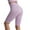 Purple, variant on Summer Saving AXXD Long Shorts for Women Casual Summer Solid Color High Waist Elastic Yoga Pants Shorts Photo-Ready Outfits