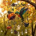 thumbnail image 2 of JHyouerji Halloween Acrylic Suncatcher Wind Chime 8x11in Window Porch Balcony Light Refraction Hanging Decor Ornament, 2 of 7